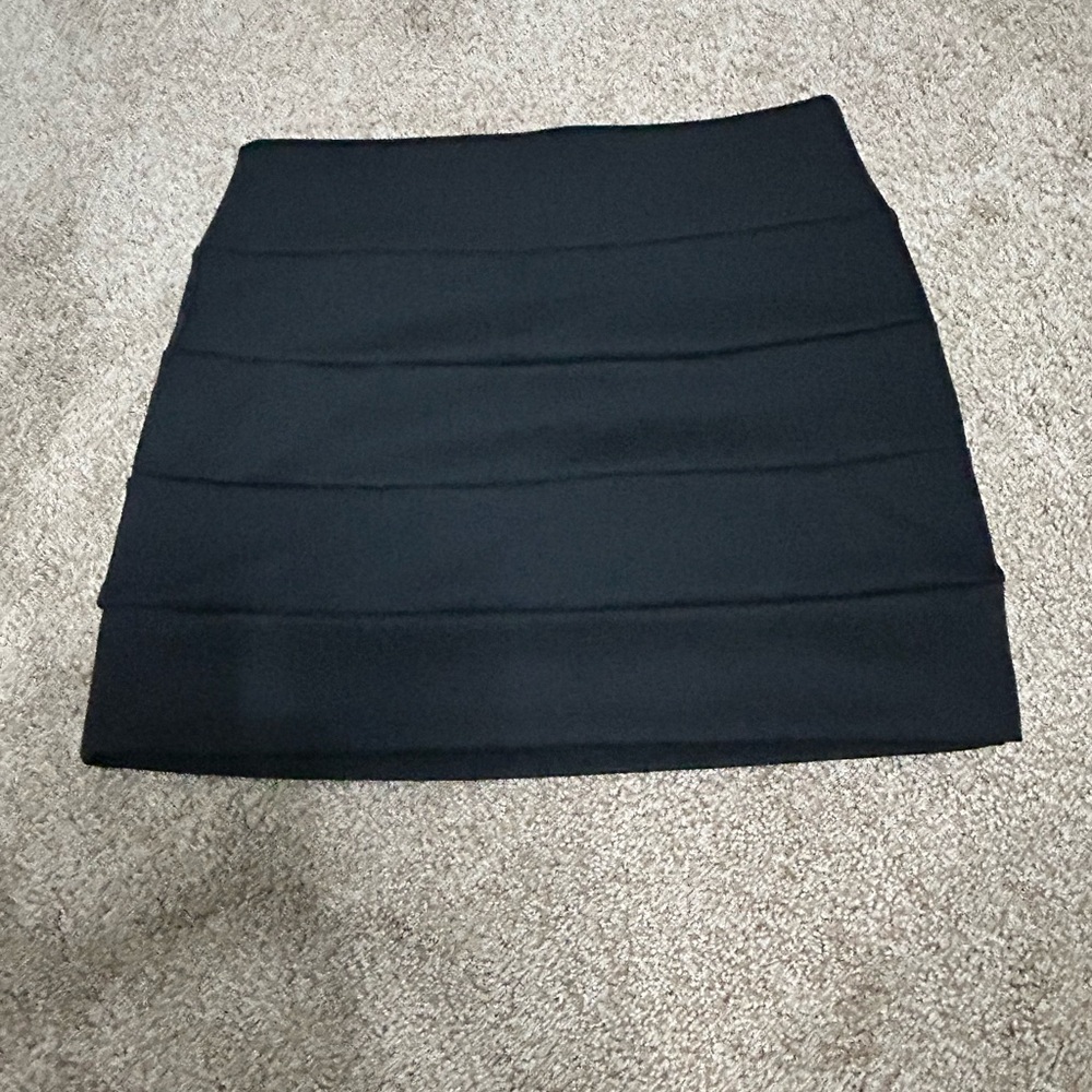 Women's mini skirt in black, size small A Gaci brand. Made in USA